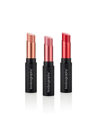 Bodyography Fabric Texture Lipstick Trio