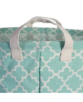 Design Imports Polyethylene Coated Cotton Polyester Laundry Ham Polyethylener Lattice Round
