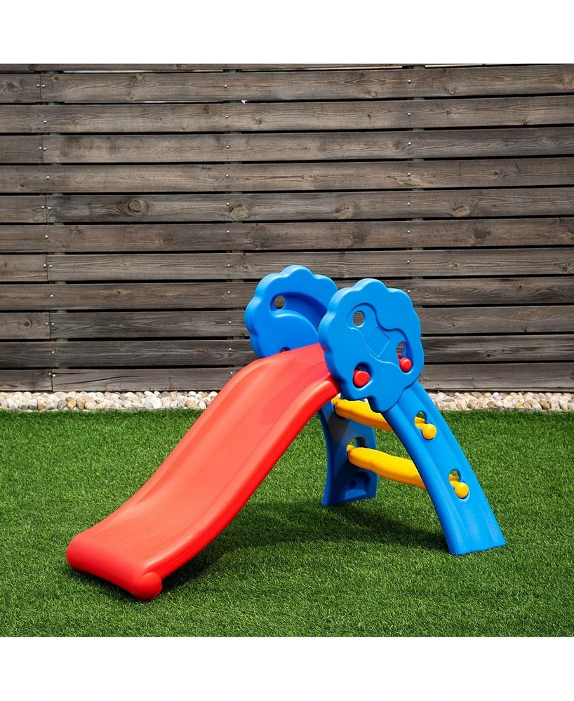 Children Kids Junior Folding Climber Play Slide Indoor Outdoor Toy Easy Store