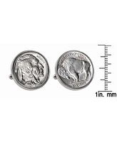 American Coin Treasures Buffalo Nickel Bezel Coin Cuff Links