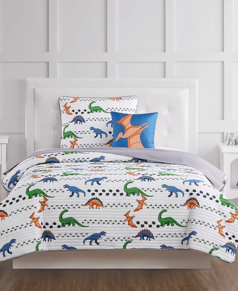 My World Kids Dino Tracks 2-Pc. Quilt Set, Twin