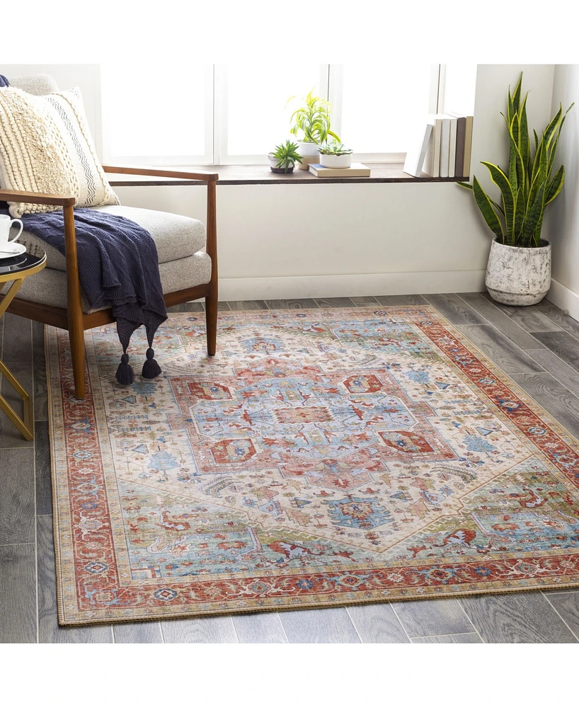 Livabliss Iris Irs-2314 Beige 7'6" x 9'6" Area Rug