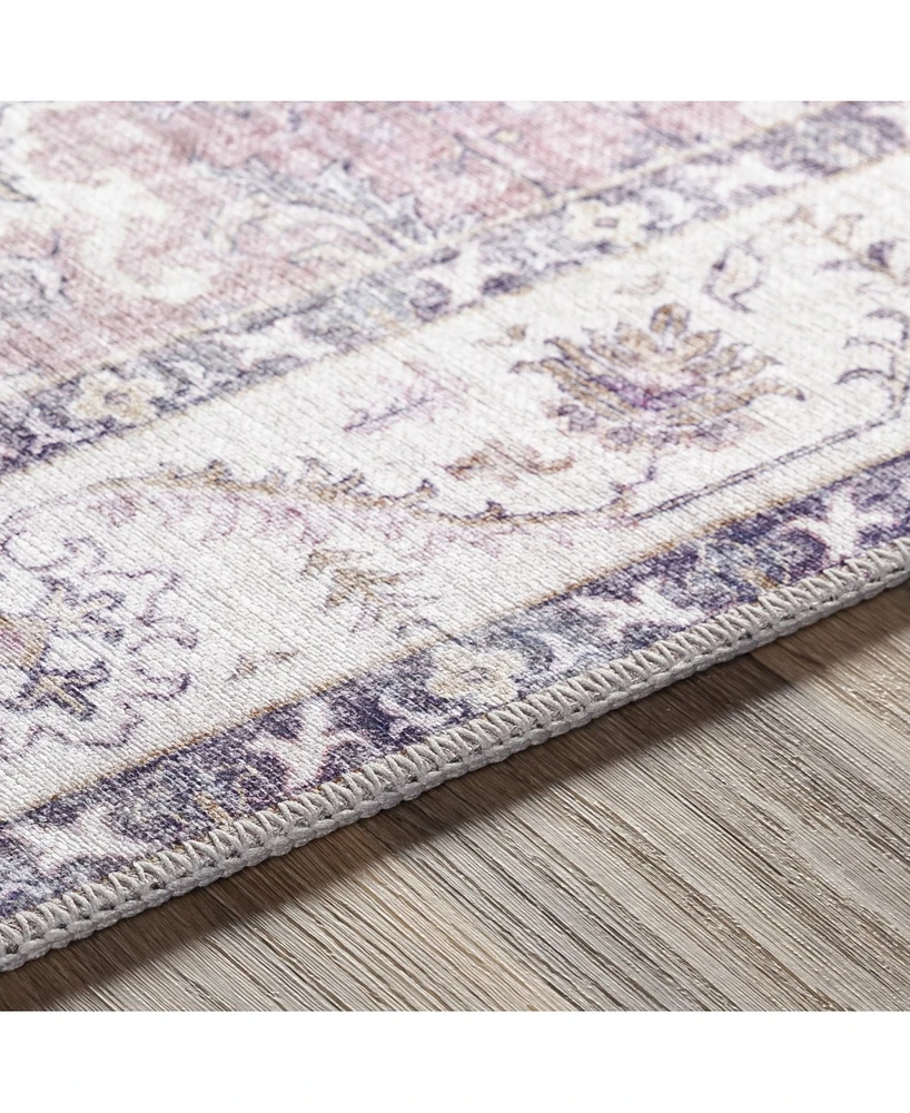 Livabliss Iris Irs-2305 Burgundy 3'6" x 5'6" Area Rug