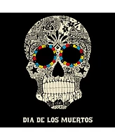 La Pop Art Men's Premium Word T-Shirt - Dia De Los Muertos
