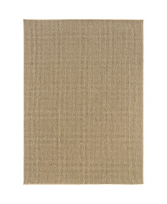 Oriental Weavers Karavia 2067X Sand 7'10" x 10'10" Outdoor Area Rug