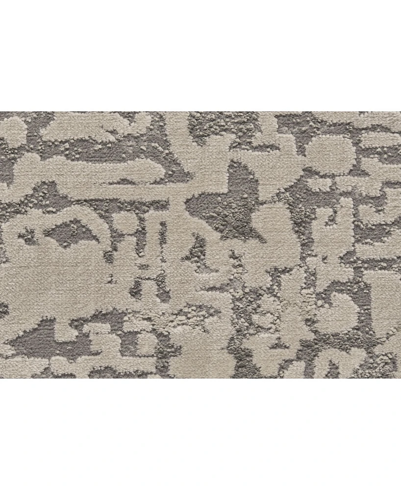 Feizy Prasad R3683 Gray 8' x 11' Area Rug