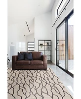 Feizy Enzo R8734 Black 2'6" x 8' Runner Rug