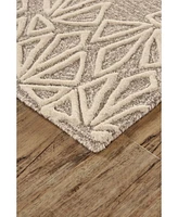 Feizy Enzo R8735 Ivory 2' x 3' Area Rug
