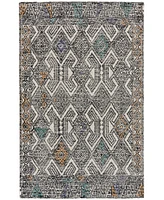 Feizy Arazad R8479 Black 3'6" x 5'6" Area Rug