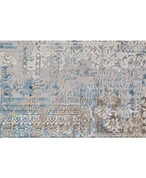 Feizy Cadiz R3890 Blue 4'10" x 7'10" Area Rug