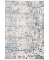 Feizy Cadiz R3891 Blue 6'6" x 9'6" Area Rug