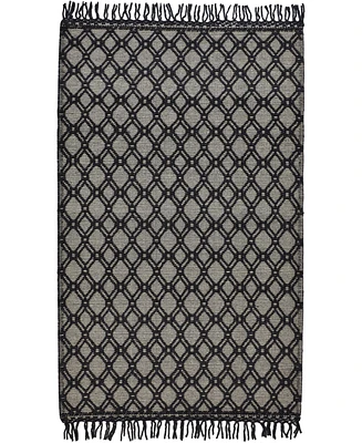Feizy Phoenix R0808 Black 5' x 7'6" Area Rug