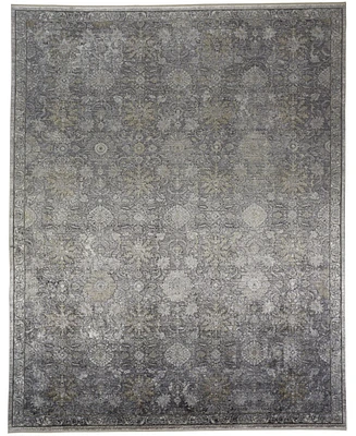 Feizy Sarrant R3965 Sand 6'7" x 9'10" Area Rug