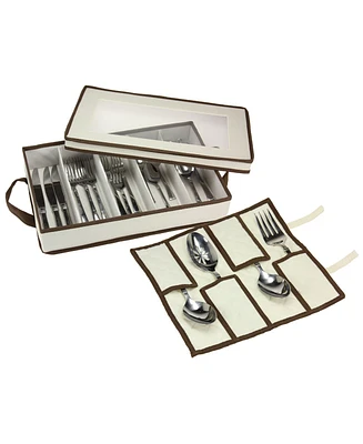 Windowed flatware Storage Box