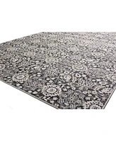 Closeout! Bashian Plymouth Ply-03 Charcoal 3'6" x 5'6" Area Rug