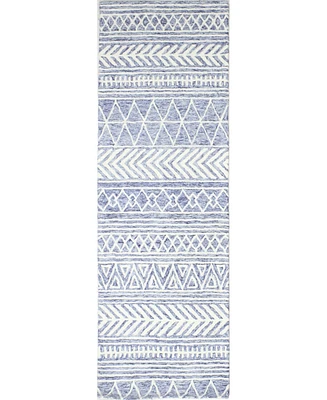 Bashian Taron Val-08 Denim 2'6" x 8' Runner Rug