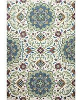 Closeout! Bashian Taron Val-06 Ivory 3'6" x 5'6" Area Rug