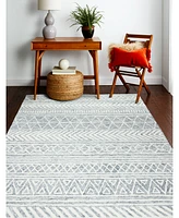 Closeout! Bashian Taron Val-08 Silver 3'6" x 5'6" Area Rug