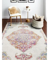 Closeout! Bashian Corse Cor-09 Ivory 7'6" x 9'6" Area Rug