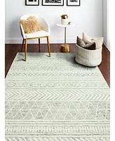Bashian Taron Val-08 Green 3'6" x 5'6" Area Rug