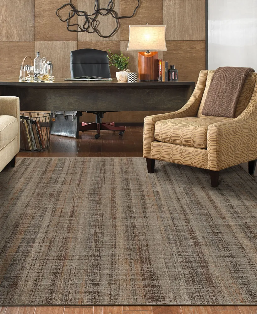 Karastan Elements Fowler Grey 5'3" x 7'10" Area Rug