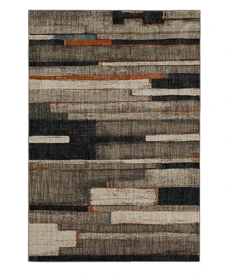 Karastan Elements Compose Charcoal 5'3" x 7'10" Area Rug