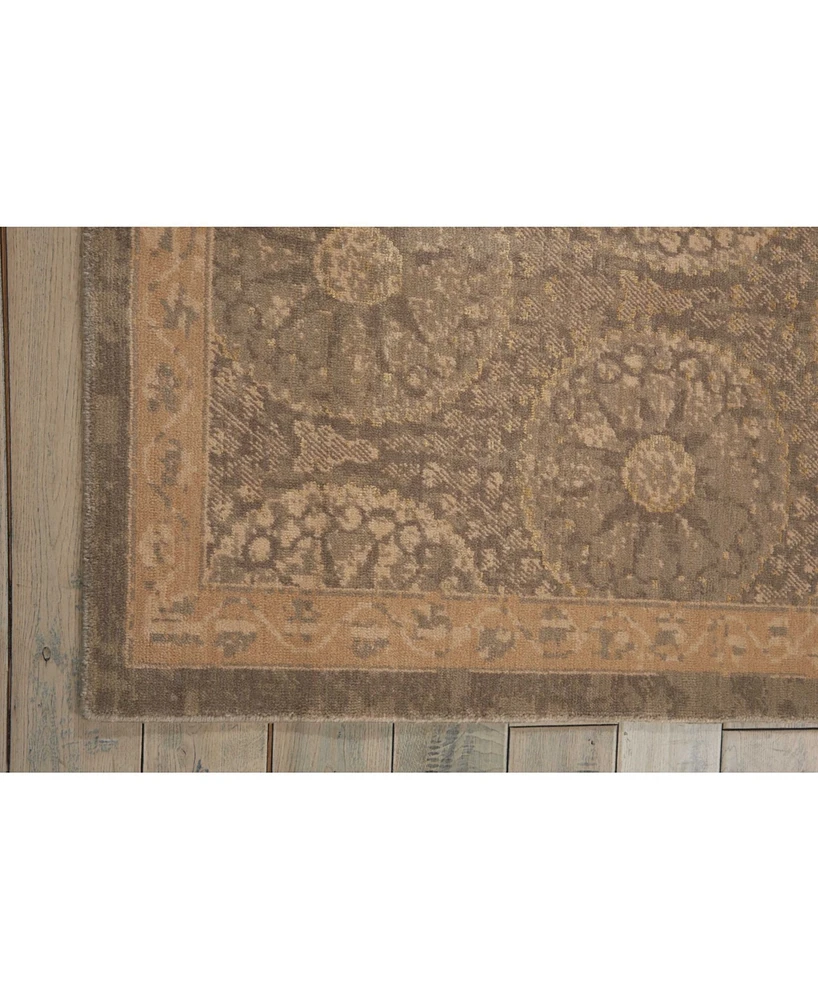 Nourison Home Silken Allure SLK04 Mushroom 7'9" x 9'9" Area Rug