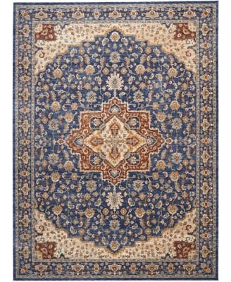 Closeout Nourison Home Lagos Lag01 Blue Rug