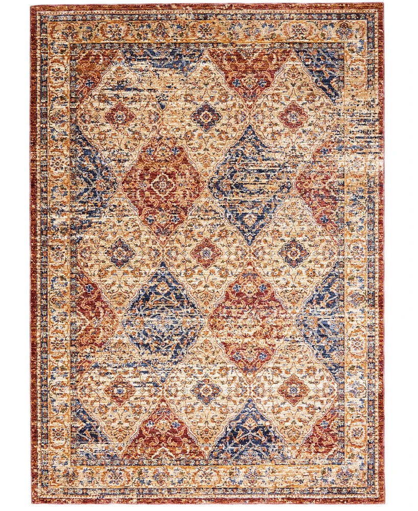Closeout! Nourison Home Nomad NMD04 Cream and Gray 2'2" x 4' Area Rug