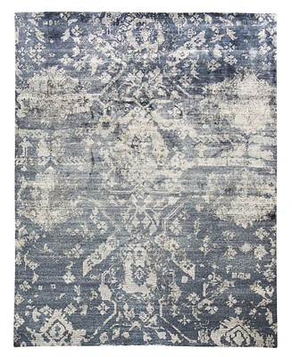 Nourison Home Lucent LCN06 Blue 7'9" x 9'9" Area Rug