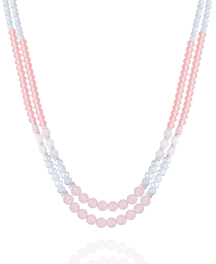T Tahari Women's Lovely Baubles Beaded Statement Necklace