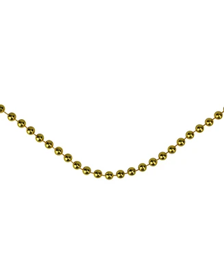 Northlight Metallic Beaded Christmas Garland-Unlit