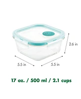 Lock n Lock Purely Better Vented 8-Pc. Glass Food Storage Containers, 17-Oz.