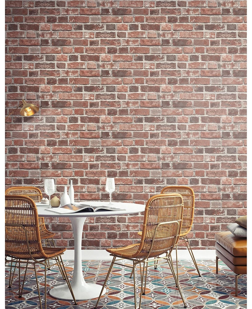 Graham & Brown Brick Peel and Stick Wallpaper