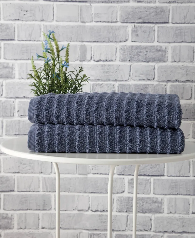 Ozan Premium Home Azure Turkish Cotton -Pc. Bath Towel Set