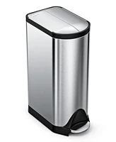 simplehuman 30 Liter Butterfly Lid Step Kitchen Trash Can