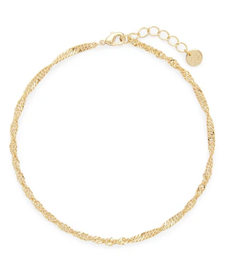 brook & york 14K Gold Plated Sophie Anklet