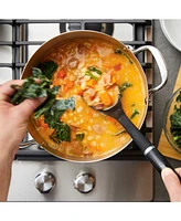 KitchenAid 3-Ply Base Stainless Steel 8 Quart Induction Stockpot with Lid