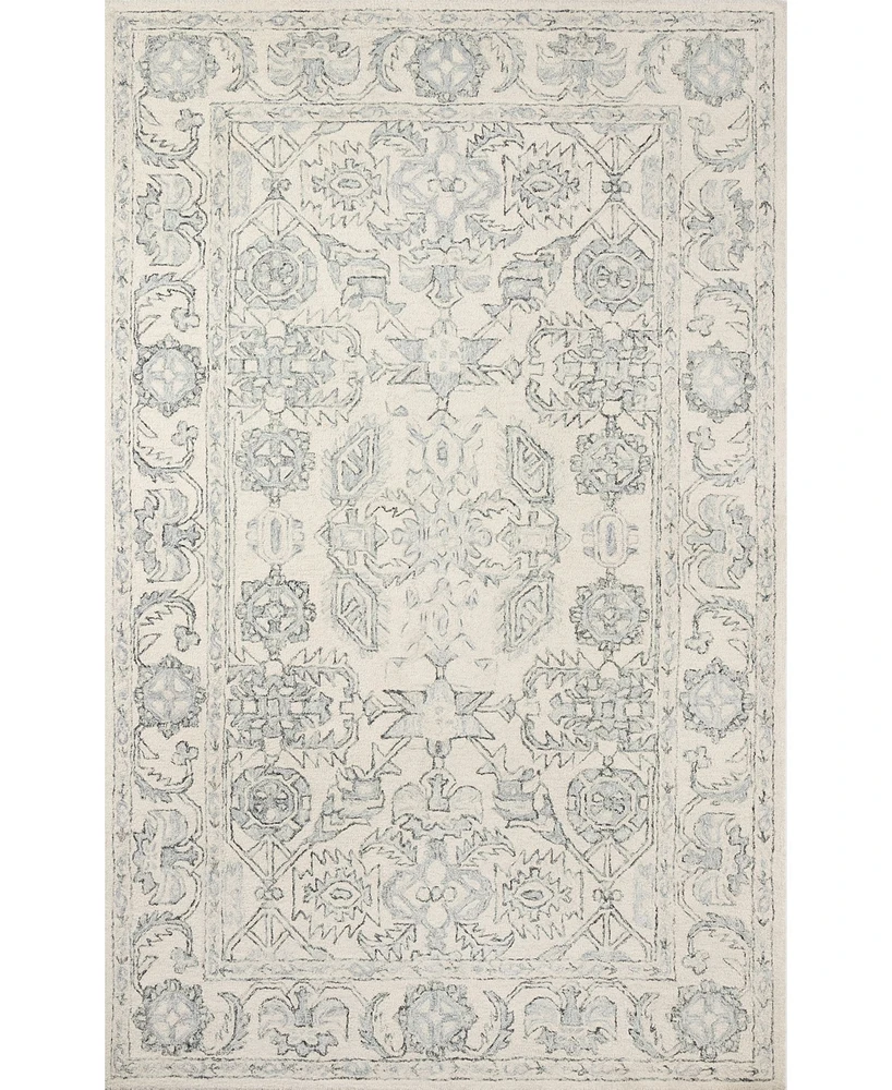 Momeni Tangier TAN37 Ivory 3'6" x 5'6" Area Rug