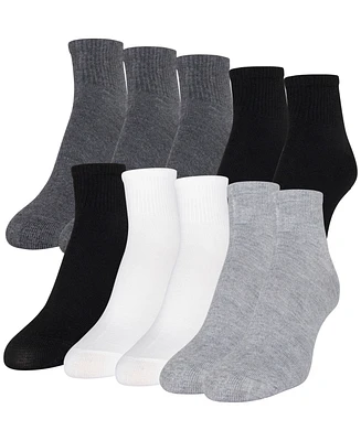 Gold Toe Women's 10-Pack Casual Cushion Heel And Ankle Socks