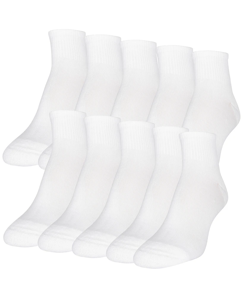 Gold Toe Women's 10-Pack Casual Cushion Heel And Ankle Socks