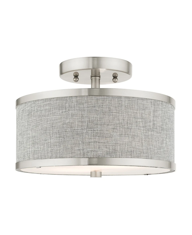 Park Ridge 2 Lights Semi Flush