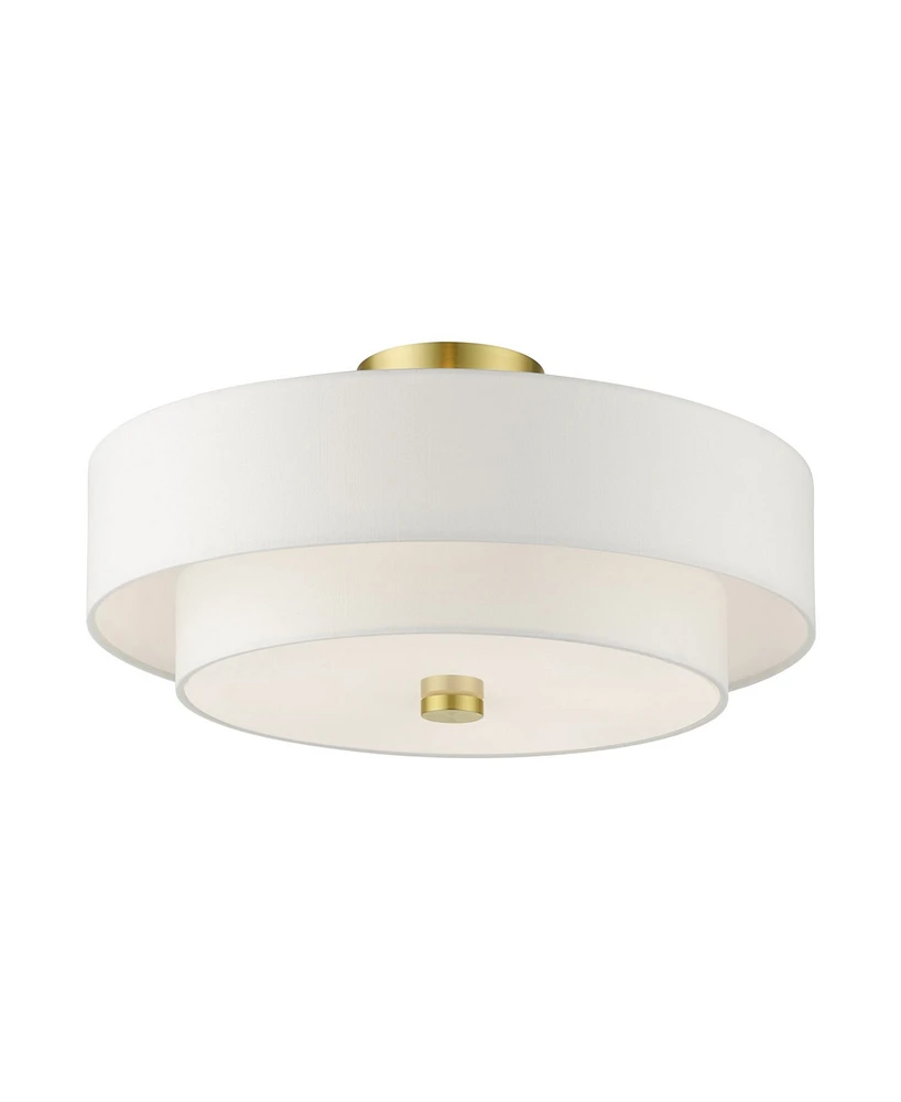 Meridian 4 Lights Semi Flush