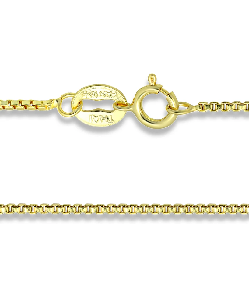 Giani Bernini Box Link 18" Chain Necklace in 18k Gold-Plated Sterling Silver, Created for Macy's