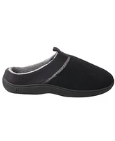 Isotoner Signature Men's Microterry Jared Hoodback Slippers with Memory Foam