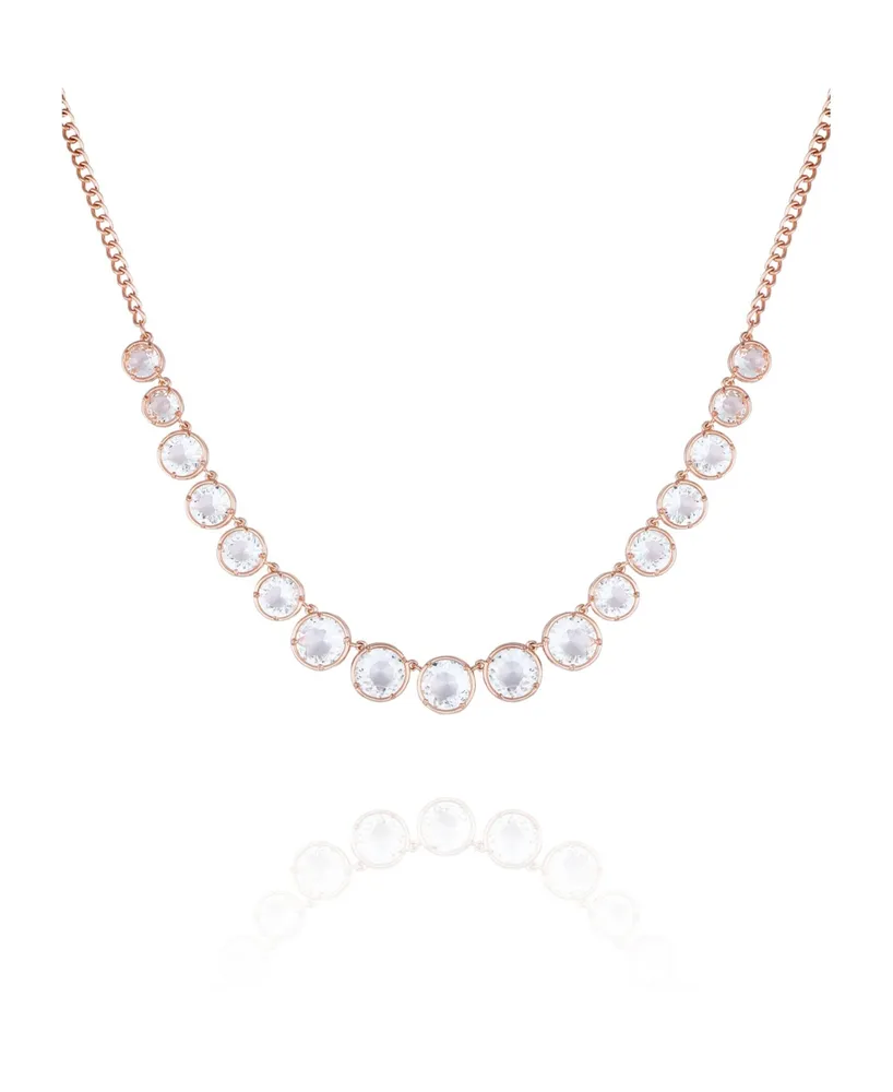 T Tahari Women's Graduated Stone Necklace