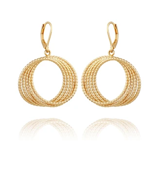 T Tahari Women's Orbital Hoop Earring