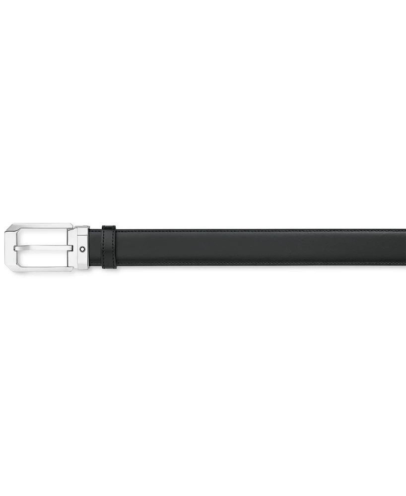 Montblanc Men's Pin-Buckle Leather Belt