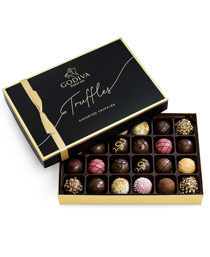 Godiva Signature Truffles Gift Box, 24 Pieces