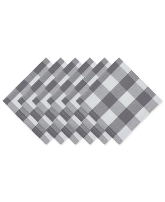 Design Imports Buffalo Check Napkin, Set of 6